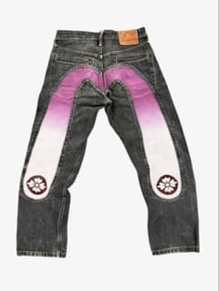 VINTAGE EVISU パープル/ピンク パッチ 大黒 VINTAGE EVISU パープル/ピンク パッチ 大黒 - メルカリ