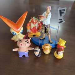 希少 出川哲朗 ポケモン ワンピース マリオ フィギュア13点まとめ売り おまけのサムネイル