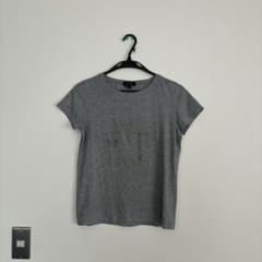 【A.P.C. アーペーセー】ROCK SUCKプリントTシャツ 杢グレー XSのサムネイル