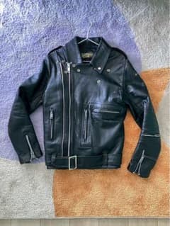 70s ルイスレザー ツイントラック ブロンクス 希少 サイズ38￼ - メルカリ