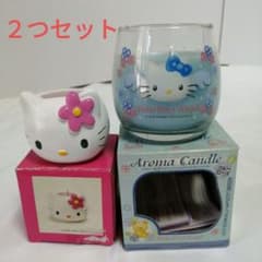✩未使用✩平成レトロ　ハローキティ　アロマキャンドル3個 ✩未使用✩平成レトロ ハローキティ アロマキャンドル3個 ✩未