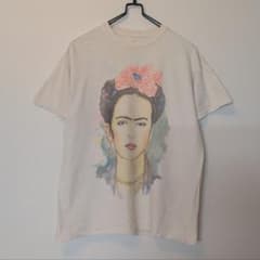 フリーダ・カーロ Frida Kahlo 水彩風 アートTシャツ 古着 - メルカリ
