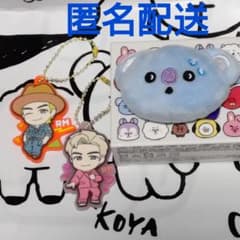 BT21 랜덤 페이스 브로치 KOYA TinyTAN 라바마스 RM3점 세트