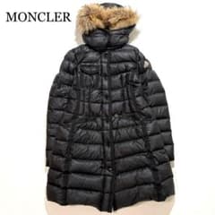 大人気】MONCLER ダウンコート タヌキファー HERMIFAR 黒 1 - メルカリ