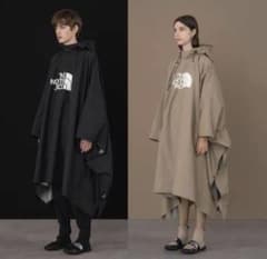 美中古！THE NORTH FACE×HYKE SLANTING PONCHOのサムネイル