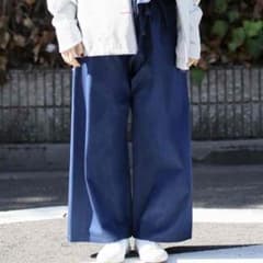hatra 巻きデニムタイパンツ 2016SS BLUEのサムネイル