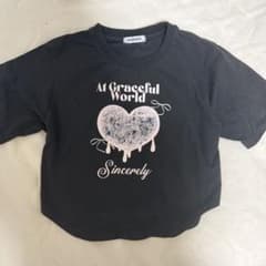 VEHEMENT.. チビTシャツ ブラック Mサイズのサムネイル