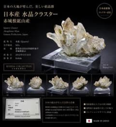 g*き様 日本銘石 赤城根鉱山産 水晶クラスター 標本 - メルカリ