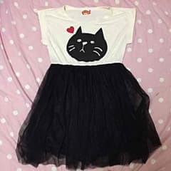 猫柄ワンピース＊のサムネイル