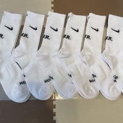 Nike NOCTAソックス 靴下 ホワイト25-27cm セット - メルカリ