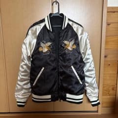 ALPHA INDUSTRIES リバーシブルスカジャン ALPHA INDUSTRIES スカジャン リバーシブル ブラック M - メルカリ