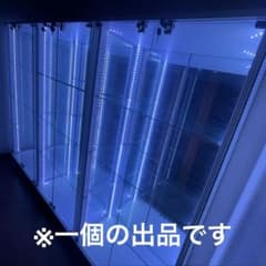 【説明欄必読】地球家具 ガラスコレクションケース Giorno ワイドハイのサムネイル