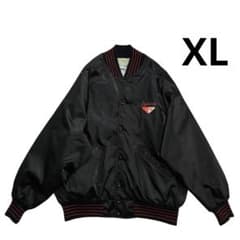 90s USA製 Delong 中綿入り ナイロン スタジャン XL 黒 刺繍 - メルカリ