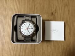 FOSSIL 腕時計 44mm クロノグラフ シルバー FS5346 - メルカリ