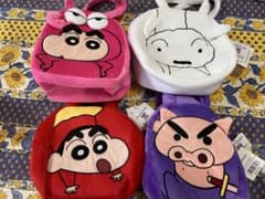 クレヨンしんちゃん　アップリケバッグver2 4つセットのサムネイル