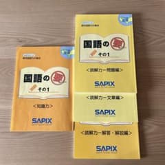 サピックス 国語の要 4年生　読解力未使用のサムネイル