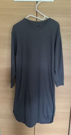 長袖ワッフルTシャツワンピースのサムネイル