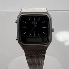 SEIKO H449-5000 ヴィンテージ クォーツ メッシュベルト ジャンク 