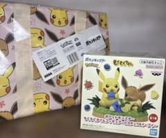 포켓몬 모구모구 타임 피규어와 쿨러 가방 피카츄 & 이브이