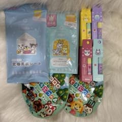 ファミマ あつ森 コラボ　リップ&シートマスク&化粧水シート&グミ m53908443889_1.jpg?1774964032