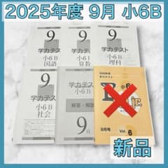 育伸社 学力テスト 2025年 9月 小6 B 4科 国 算 社 理 過去問 - メルカリ
