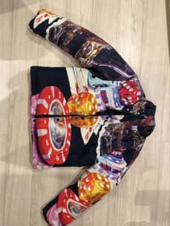 Supreme カジノモチーフ ダウンジャケット S - メルカリ