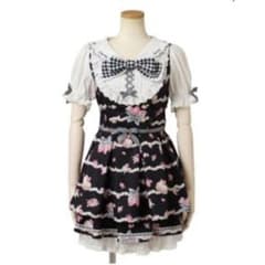 LIZ LISA Creamy Berry柄セットアップ ブラックのサムネイル