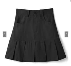 GRL 黒 ミニスカート プリーツスカートのサムネイル