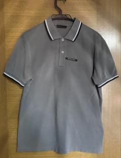 PRADA プラダ ポロシャツ グレー L - メルカリ