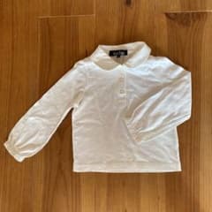 EASTBOY長袖ポロシャツ白　90サイズのサムネイル
