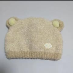 ボアキャップ ベビー　帽子　くま耳のサムネイル
