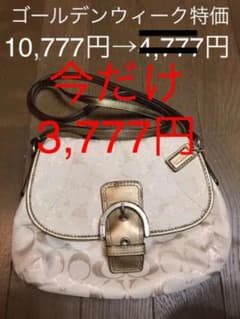 特別割引き❣️美品　未使用COACH コーチ ショルダーバッグのサムネイル