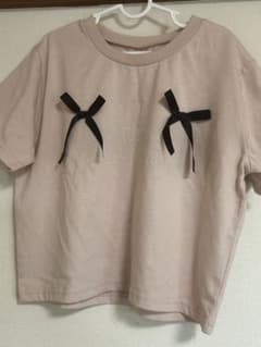 GRL スタッズロゴ配色リボンショート丈Tシャツのサムネイル