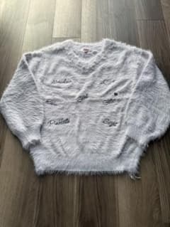 ゲコ助様専用　ピンクラテ　セーター刺繍入りのサムネイル