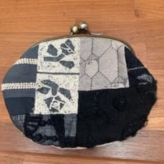 最終お値下げ　ミナペルホネン ハンドメイド がま口 ポーチのサムネイル