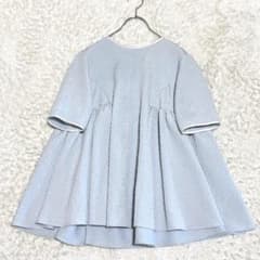 美品】 yori ヨリ フクレサイドギャザーブラウス 半袖ブラウス - メルカリ