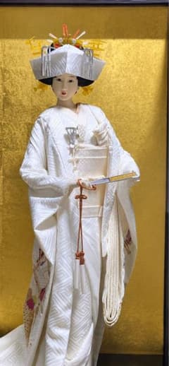 日本人形 白無垢 花嫁人形 寿のサムネイル
