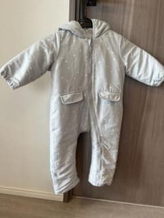 ロンパース　ダウン　80 冬服　カバーオールのサムネイル