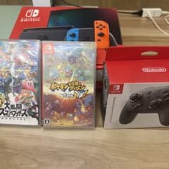 Switch 本体 プロコン ソフト複数 セット まとめ売り Nintendo Switch 本体 プロコン ソフト2本付き - メルカリ