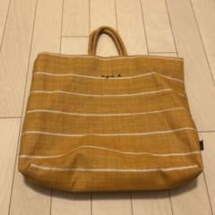 agnès b. ストライプ かごバッグ 大きめのサムネイル
