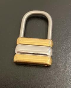 希少 Cartier カルティエ トリニティ カデナ キーリング チャーム 