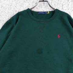 ポロラルフローレン QRコード 刺繍 ポニーロゴ 現行タグスウェット