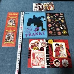 ONE PIECE ステッカー4つ ＋ フランキーミニファイル - 3
