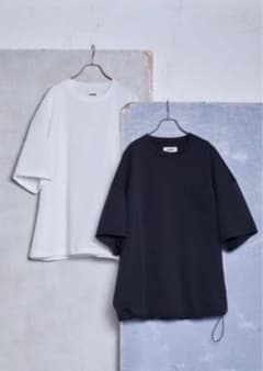 carorie 「LIGHT MESH BIG T-SHIRT」 白黒2枚セットのサムネイル