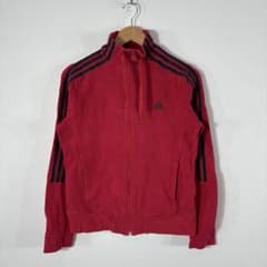 adidas 赤 トラックジャケット Lサイズのサムネイル
