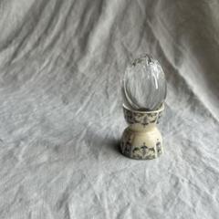 【美品】 フランスアンティーク コクティエ ポンパドール エッグスタンド 美品】フランスアンティーク コクティエ エッグカップ 卵