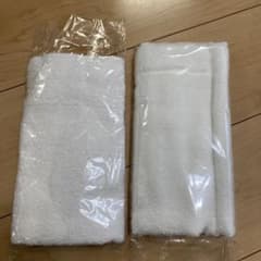 화이트 페이스 타올 2장 세트