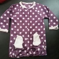 ちぇん様専用！むらさきドッド柄　足まですっぽり！のサムネイル