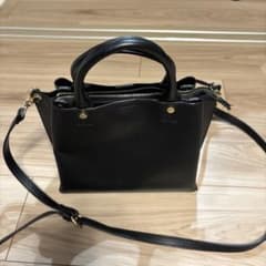 LEPSIM 2WAY ブラック ハンドバッグ ショルダーのサムネイル
