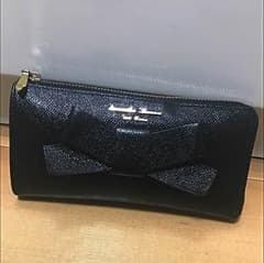 サマンサタバサ プチチョイス 長財布 黒 リボンのサムネイル